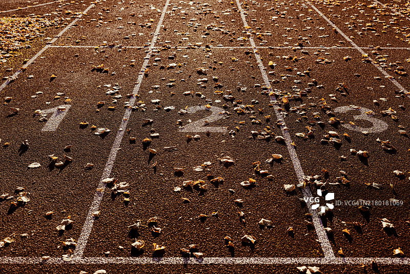 跑道起跑线图片素材