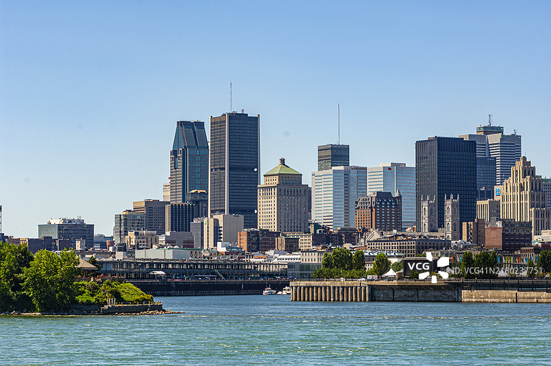 蒙特利尔市中心景观图片素材