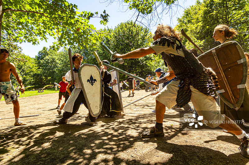 蒙特利尔，皇家山公园图片素材