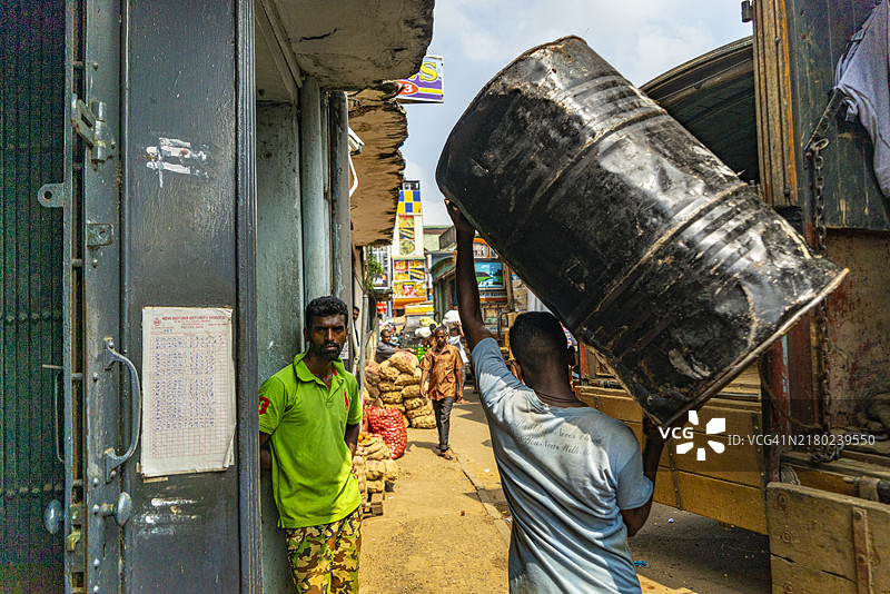 斯里兰卡，科伦坡，佩塔市场图片素材