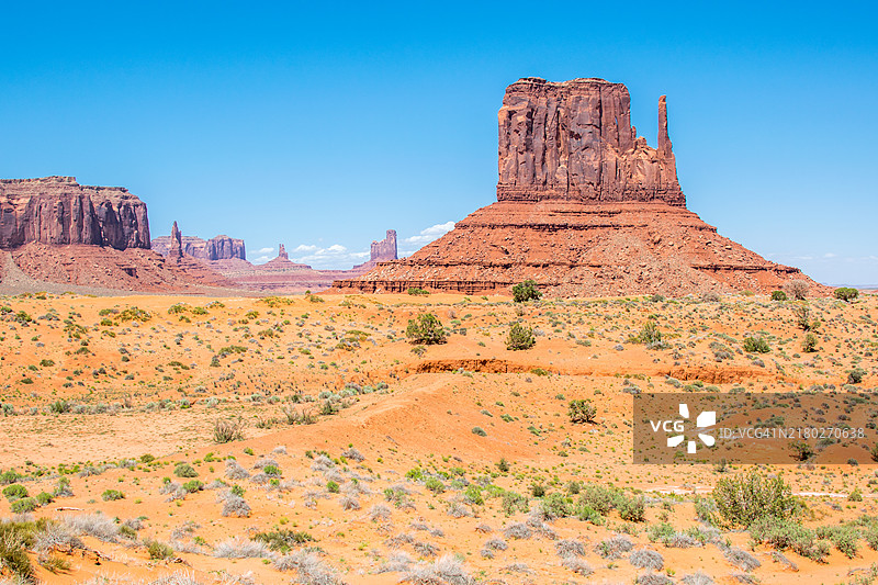 亚利桑那州凯延塔的岩石 formations 视图图片素材