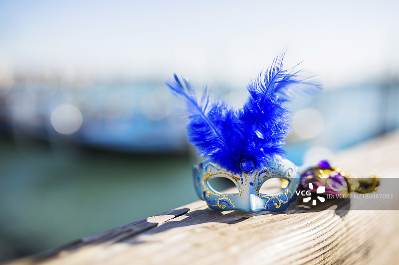 威尼斯狂欢节优雅构图图片素材