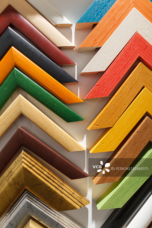 彩色木制装饰品图片素材