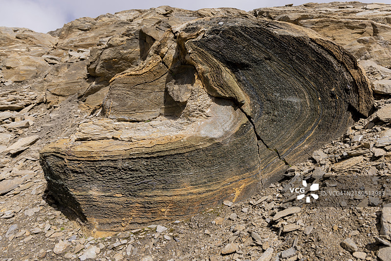 地球历史化石火山萨尔茨堡克恩顿州山脉图片素材
