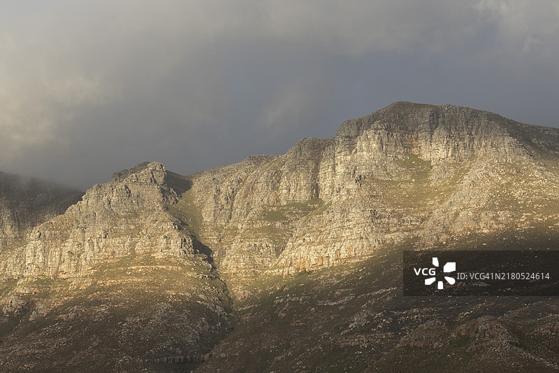 南非开普敦查普曼峰的山景图片素材