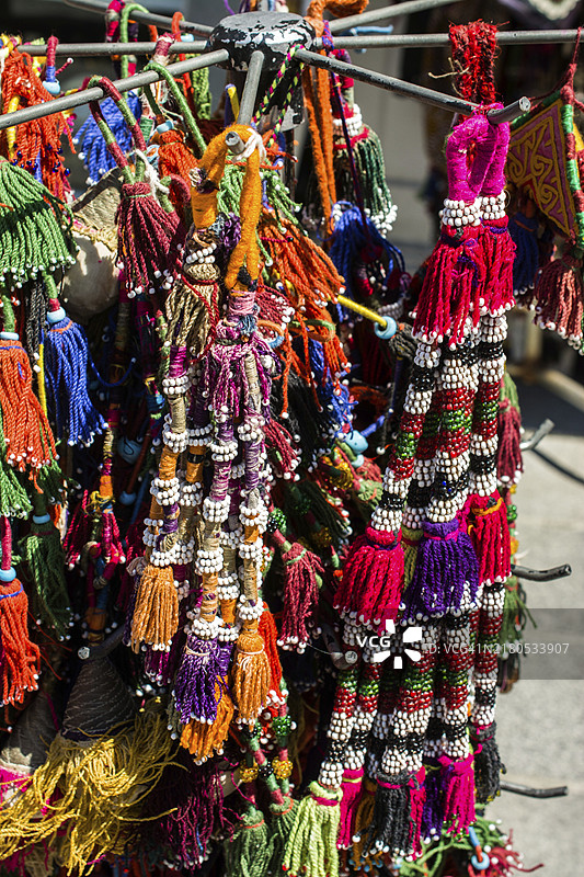 各种颜色的奥斯曼土耳其传统流苏精选图片素材