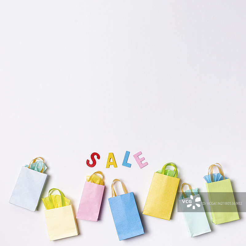 纸袋概念优惠图片素材