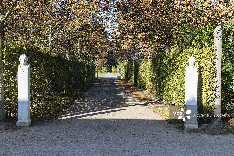 德国波茨坦夏洛滕霍夫公园风光（九月）图片素材