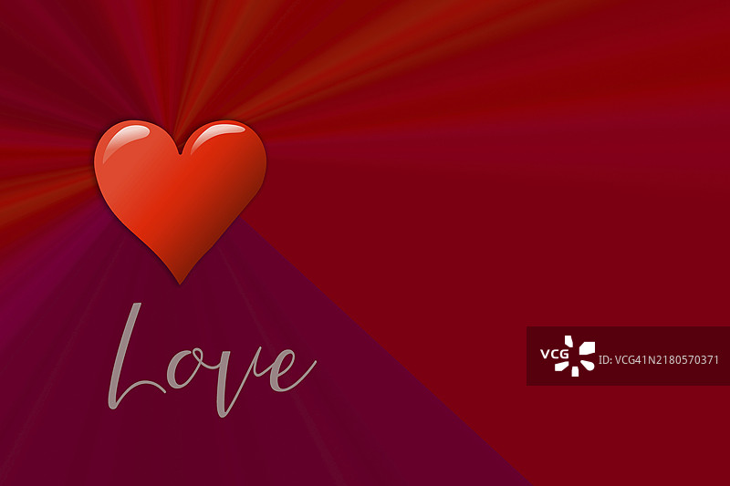 爱与关怀的心形符号，情人节快乐图片素材