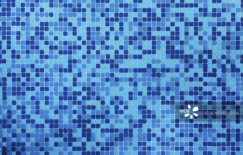 蓝色浴室瓷砖纹理背景图片素材