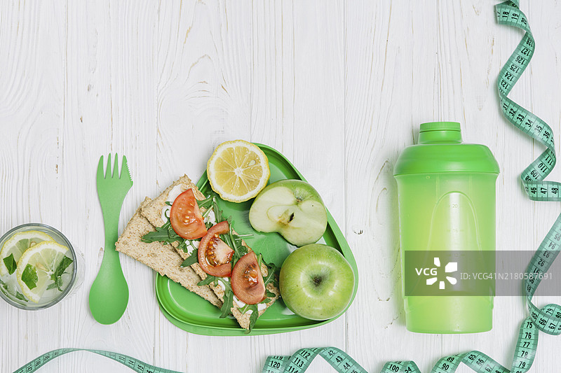 健康瘦身套装图片素材