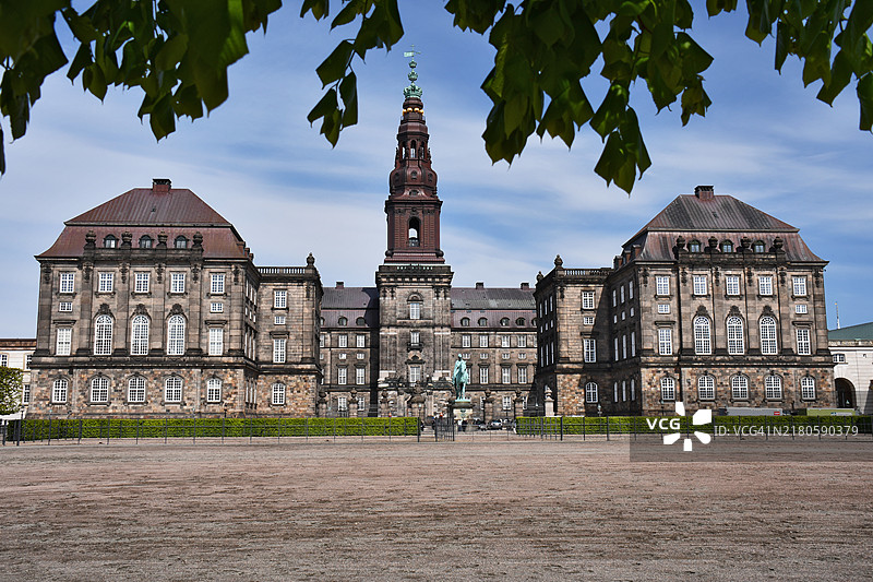 哥本哈根的克里斯蒂安堡宫图片素材