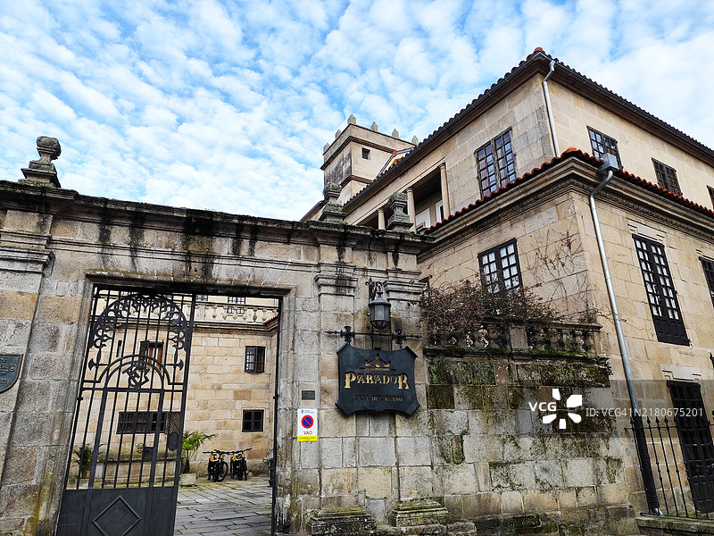 老酒店外立面图片素材