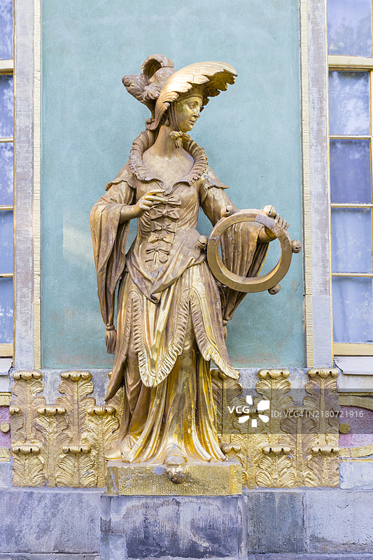 德国波茨坦无忧宫公园内的中国茶馆图片素材