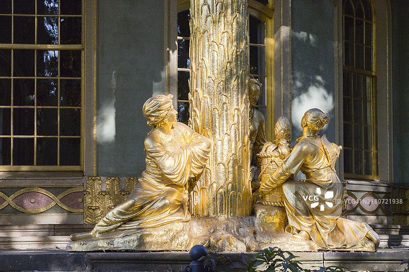 德国波茨坦无忧宫公园内的中国茶馆图片素材