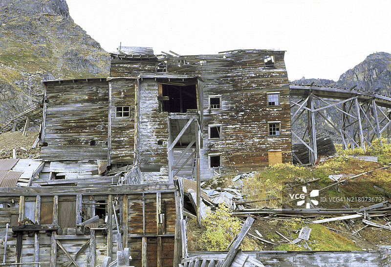 被纵火损坏的磨坊图片素材