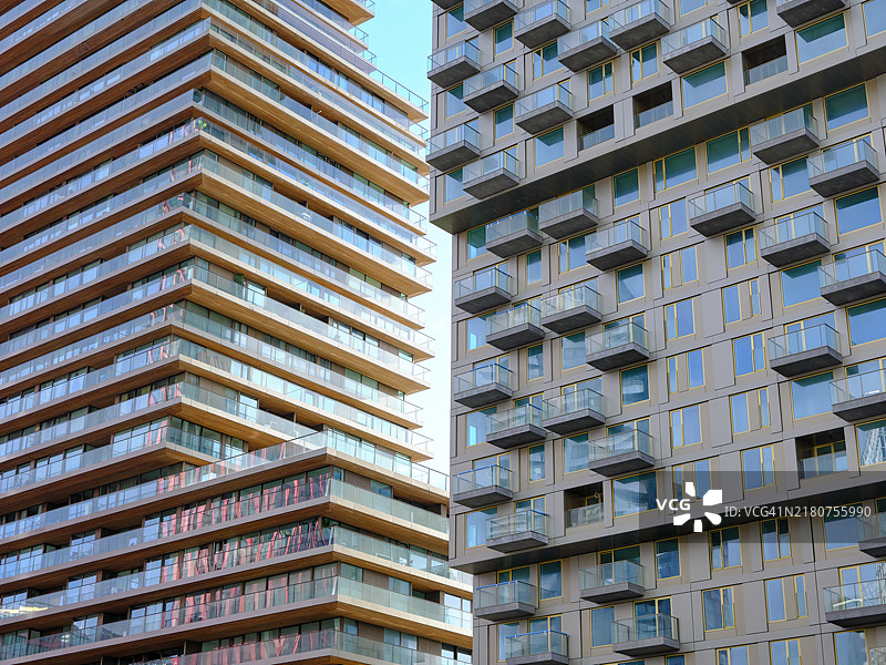 现代公寓楼图片素材