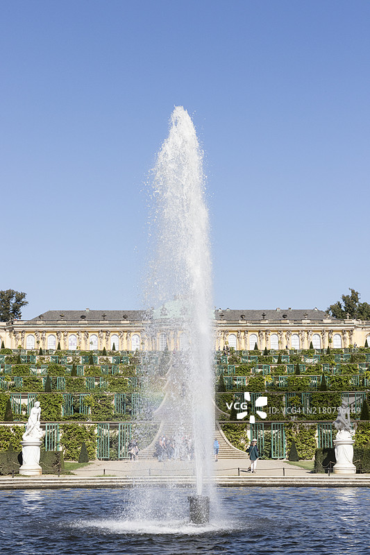 德国波茨坦无忧宫公园风光（九月）图片素材