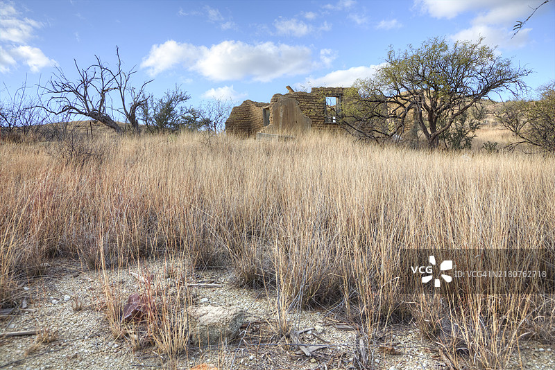 鬼镇老建筑遗址图片素材
