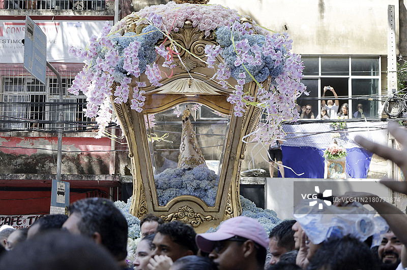 宗教：巴西贝伦的拿撒勒圣母庆祝活动图片素材