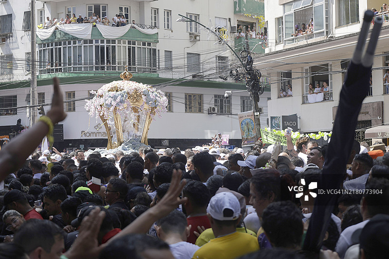 宗教：巴西贝伦的拿撒勒圣母庆祝活动图片素材
