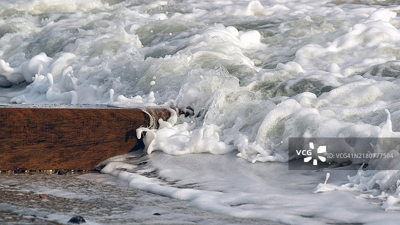 冰冻水的特写镜头图片素材