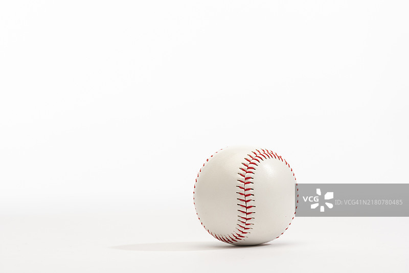 棒球正面视图，带文案空间图片素材