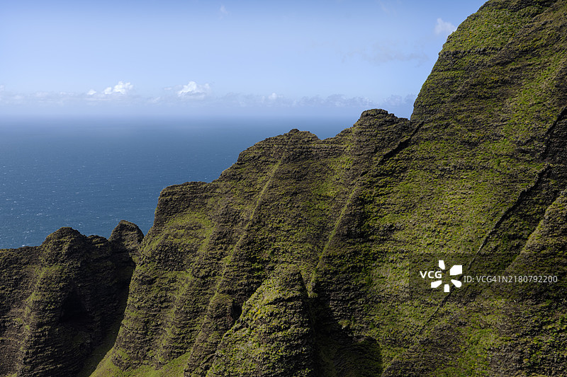 夏威夷，海洋与天空的美丽景色，美国图片素材