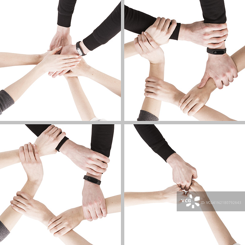 手势团队合作图片素材