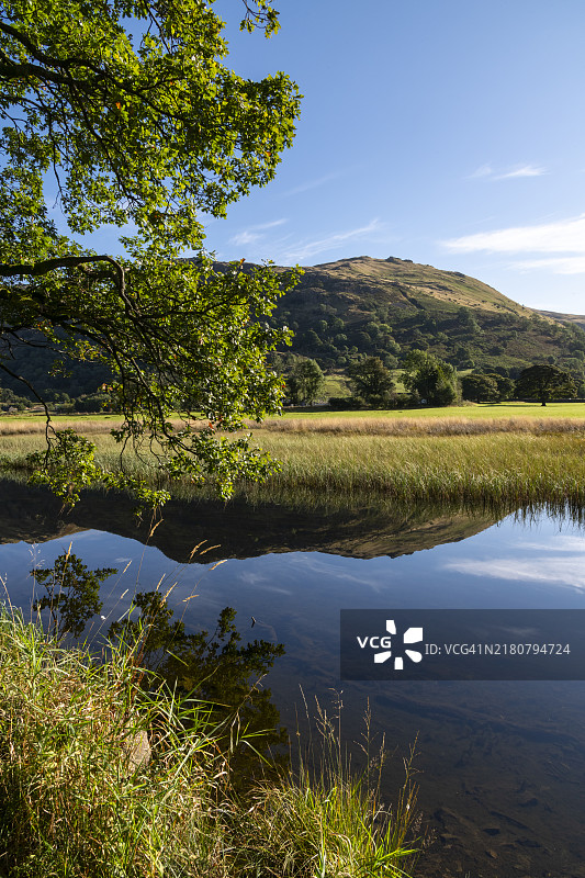 英格兰坎布里亚郡湖区兄弟水域图片素材