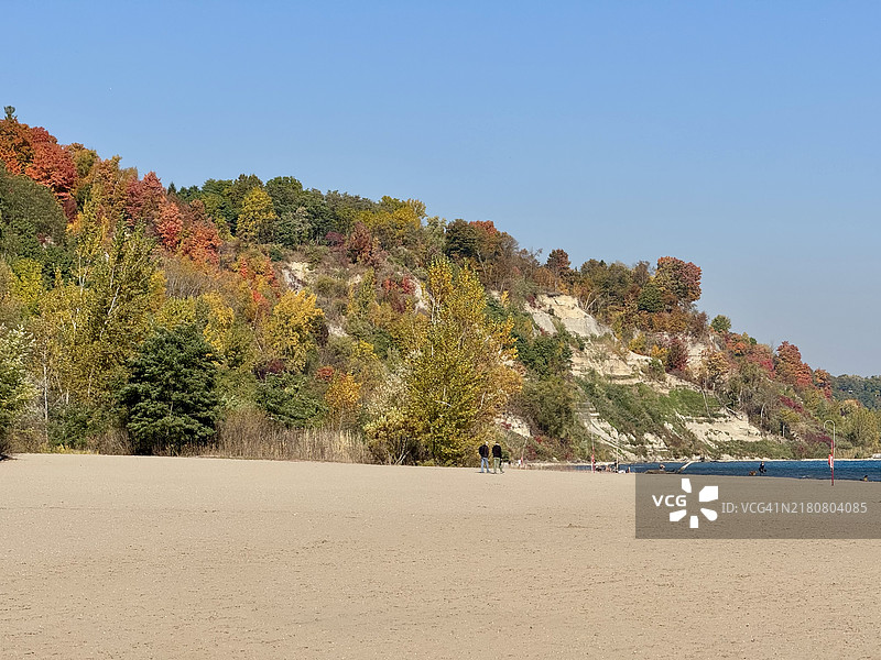 士嘉堡悬崖的秋色图片素材