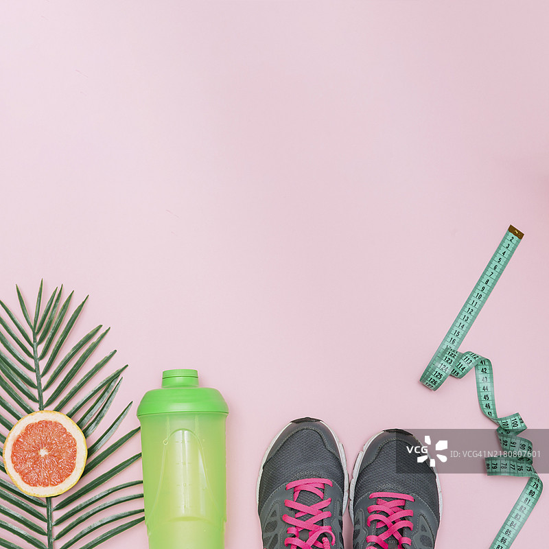 成功的运动瘦身图片素材