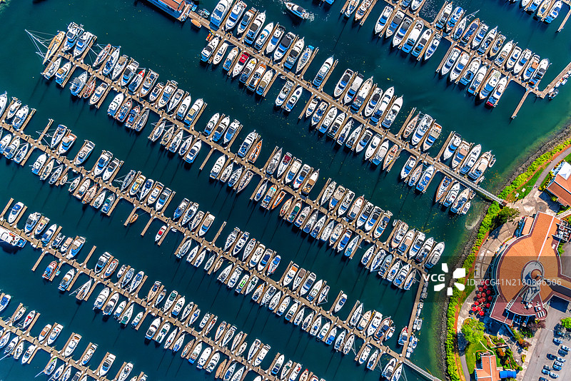 码头航拍图片素材