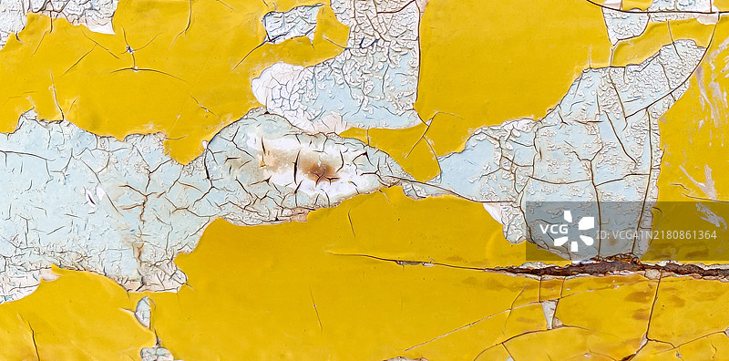 生锈金属表面的裂纹油漆图片素材