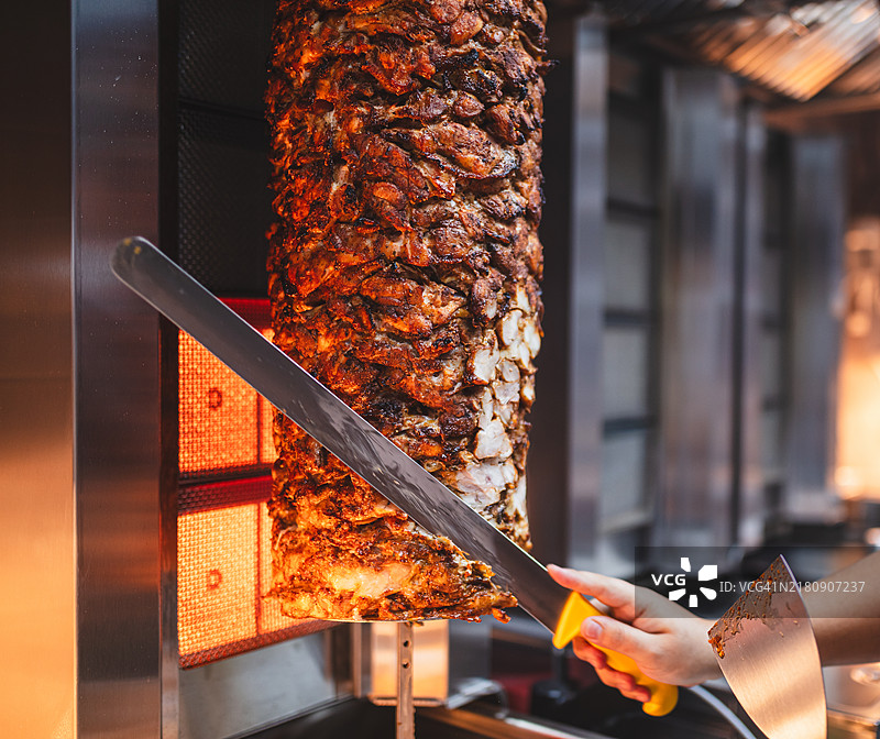 切新鲜烤肉图片素材