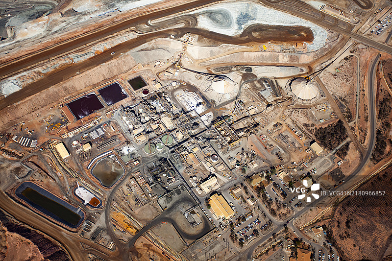 卡尔古利金矿鸟瞰图图片素材
