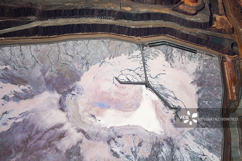 卡尔古利金矿鸟瞰图图片素材