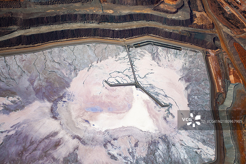 卡尔古利金矿鸟瞰图图片素材