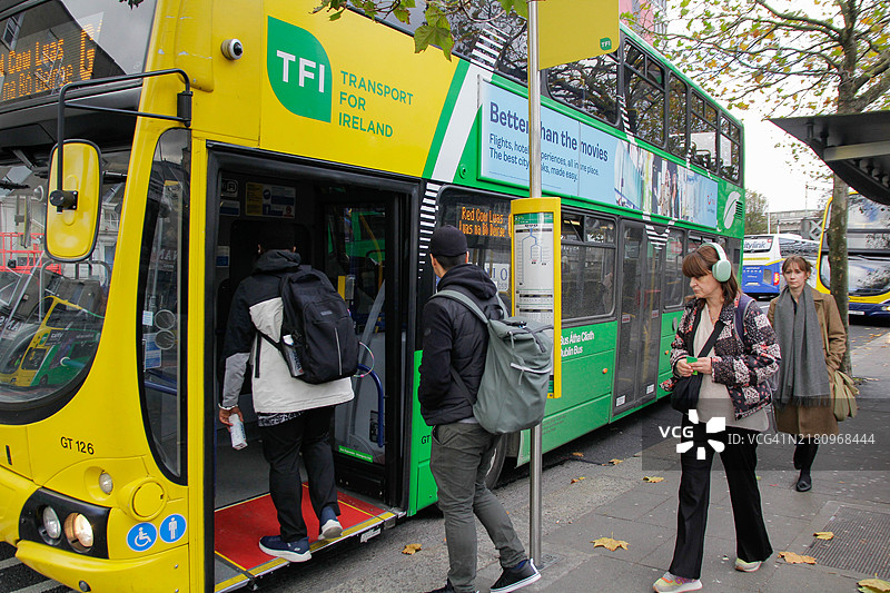 都柏林公交图片素材