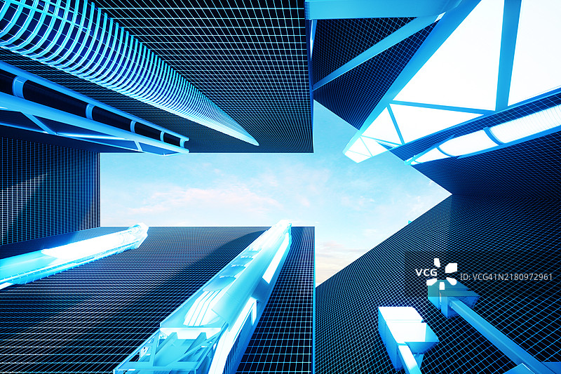 箭头标志形状的建筑图片素材