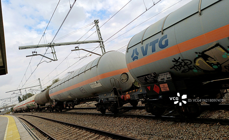 燃料运输列车图片素材