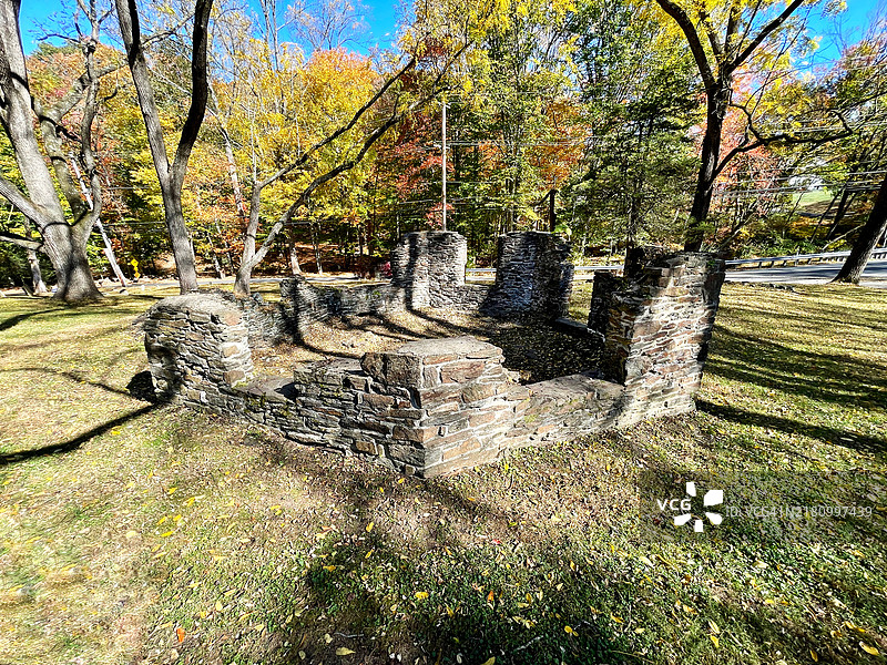 宾夕法尼亚州查兹福特阿奇角教堂遗址图片素材