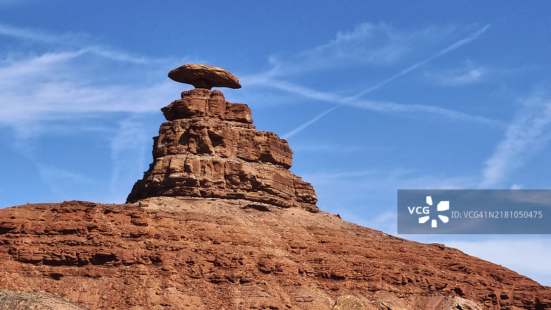 犹他州墨西哥帽岩层图片素材