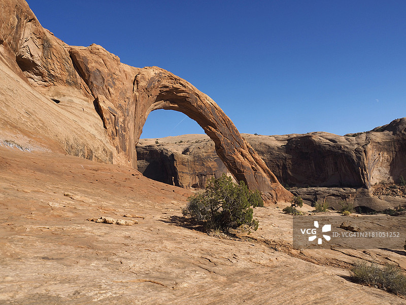 犹他州拱门国家公园附近的科罗娜拱门图片素材