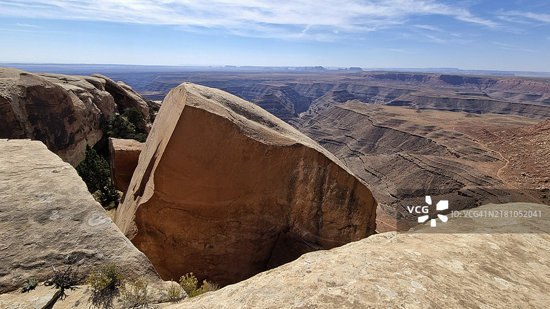 犹他州圣胡安县骡子岬的壮丽景色图片素材