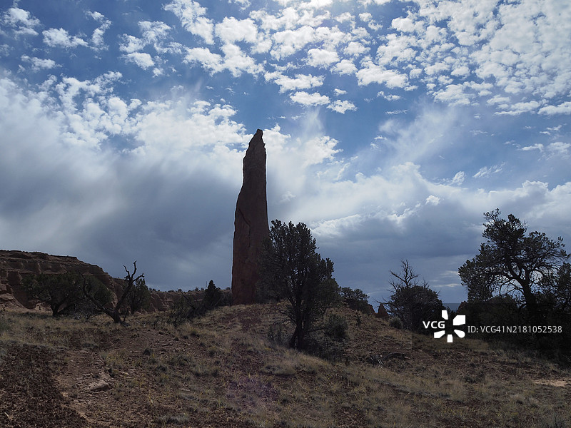 犹他州科达克罗姆盆地州立公园, 芭蕾舞女尖塔, 全景步道图片素材