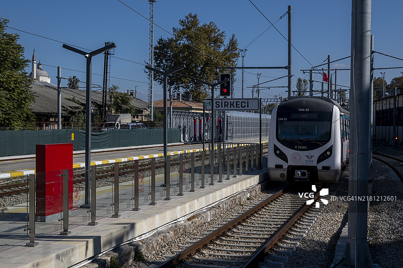 西尔凯吉火车站，伊斯坦布尔，西尔凯吉。图片素材