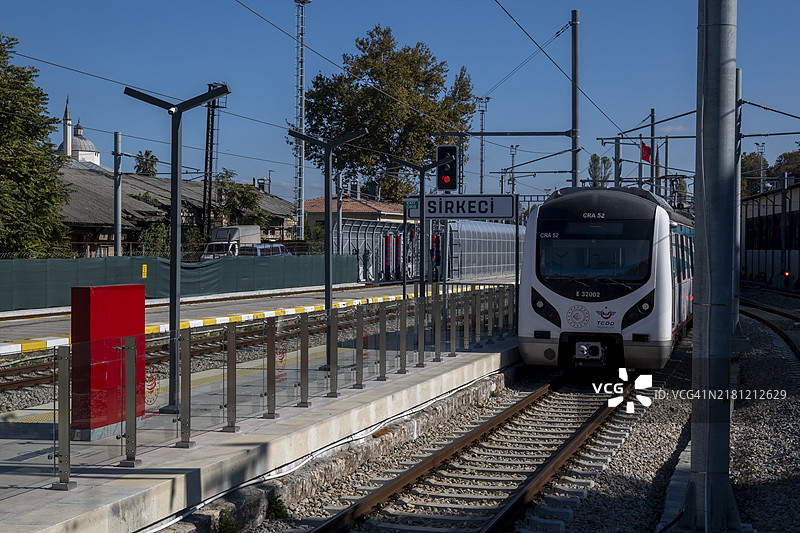 西尔凯吉火车站，伊斯坦布尔，西尔凯吉。图片素材
