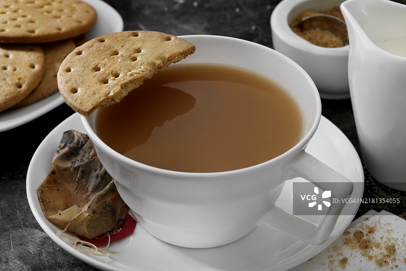 茶和饼干图片素材