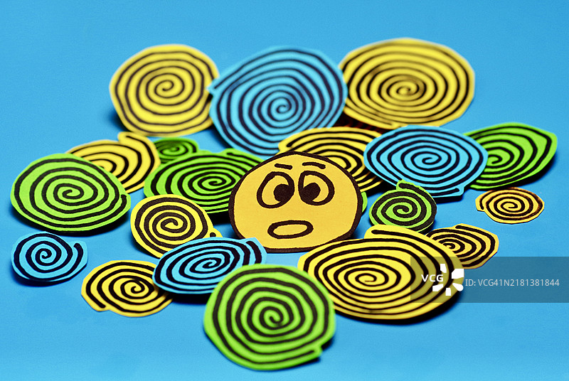 眩晕表情符号图片素材